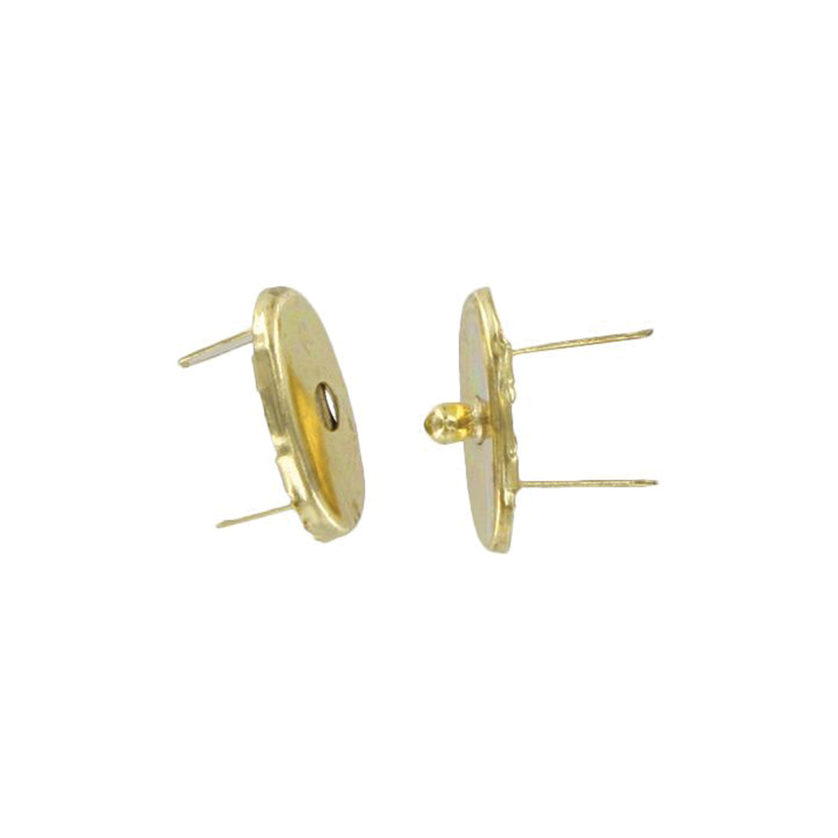 3/4" Brass, French Snap, Steel
