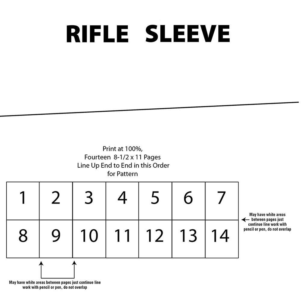 Rifle Sleeve and Fringe Downloadable Pattern