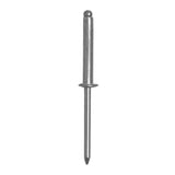1" Nickel, Blind Rivet, Steel - 12 pk