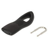 1 5/8" Black, Jumbo Zipper Fixer, Plastic