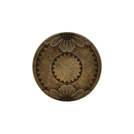 Jeremiah Watt Saltlick Flower Concho, 1-1/2"