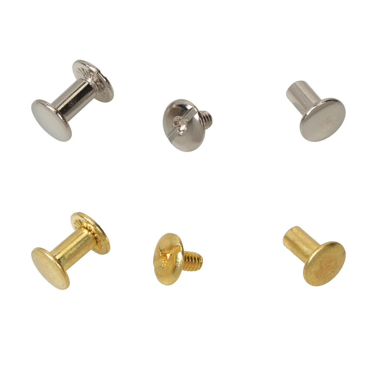 10-Pack of #D5038 Chicago Screws, Plain, 3/8"