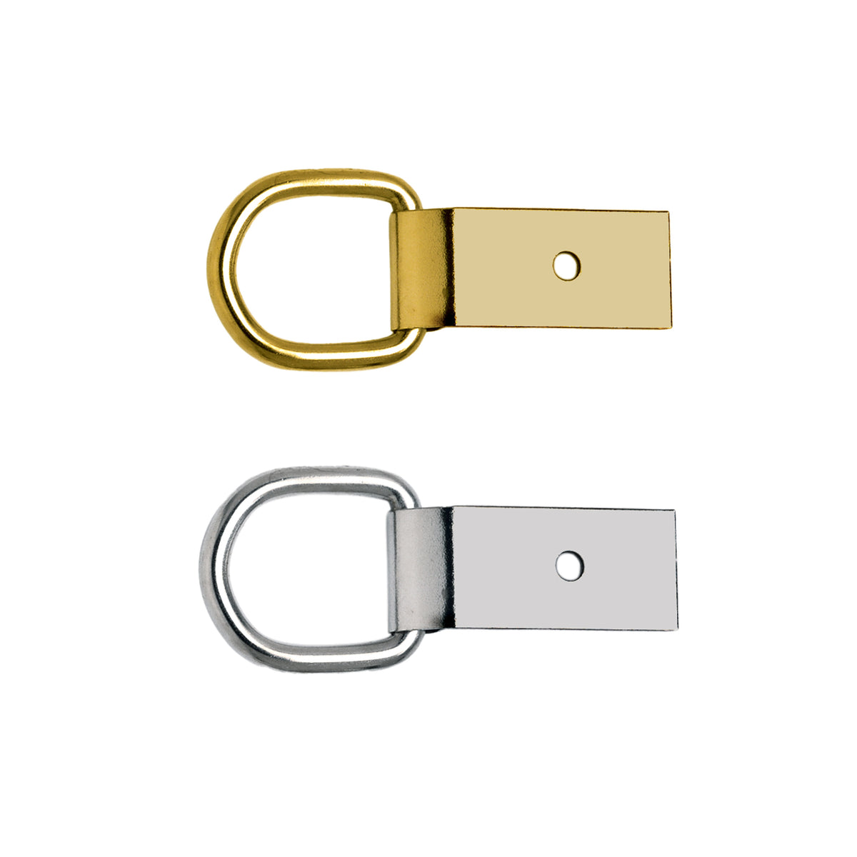 Heavy Roping Saddle D-Ring with Clip, 1"