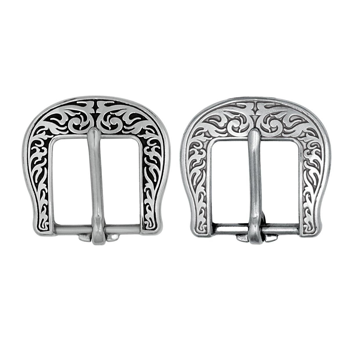 Jeremiah Watt Accented Floral Buckle