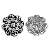 Jeremiah Watt Accented Floral Concho with 3/8" Post