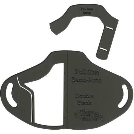 Full Size Semi-Auto Holster Template with Double Stack Mag
