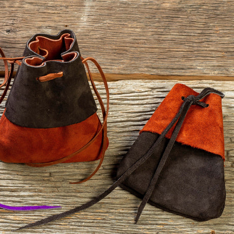 Leather Drawstring Pouch
