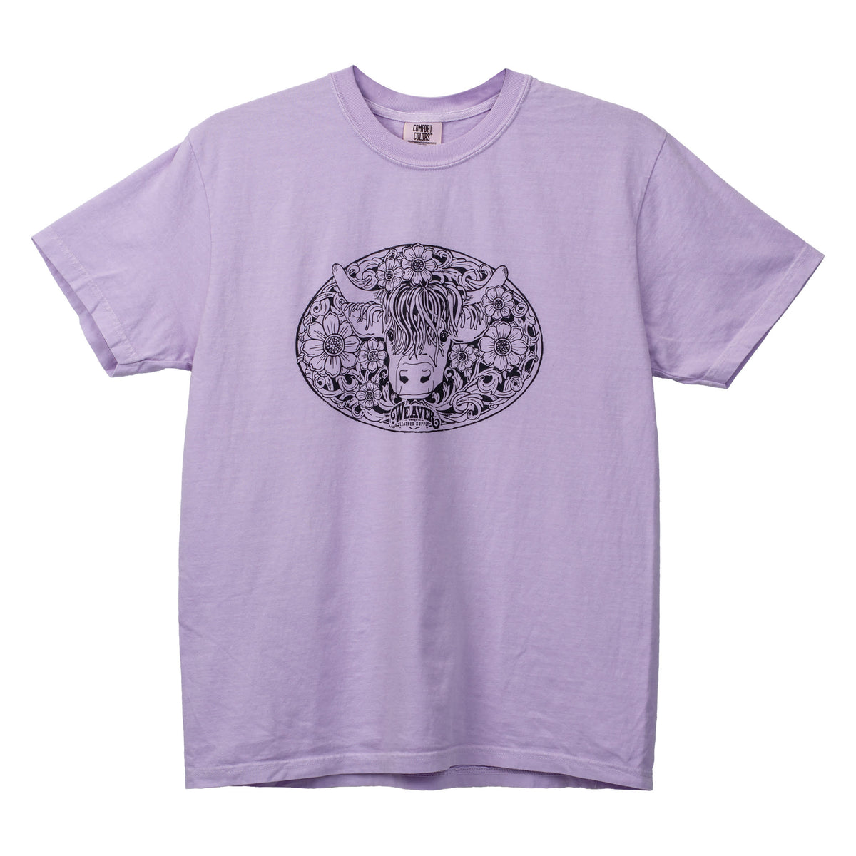 Tooled Highland Cow T-Shirt