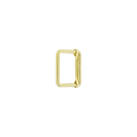 1 1/2" Brass, Cast Adjustable Strap Slide, Zinc Alloy
