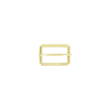 1 1/2" Brass, Cast Adjustable Strap Slide, Zinc Alloy