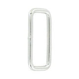 1 1/4", Nickel Plated, Welded Rectangular Ring, Steel
