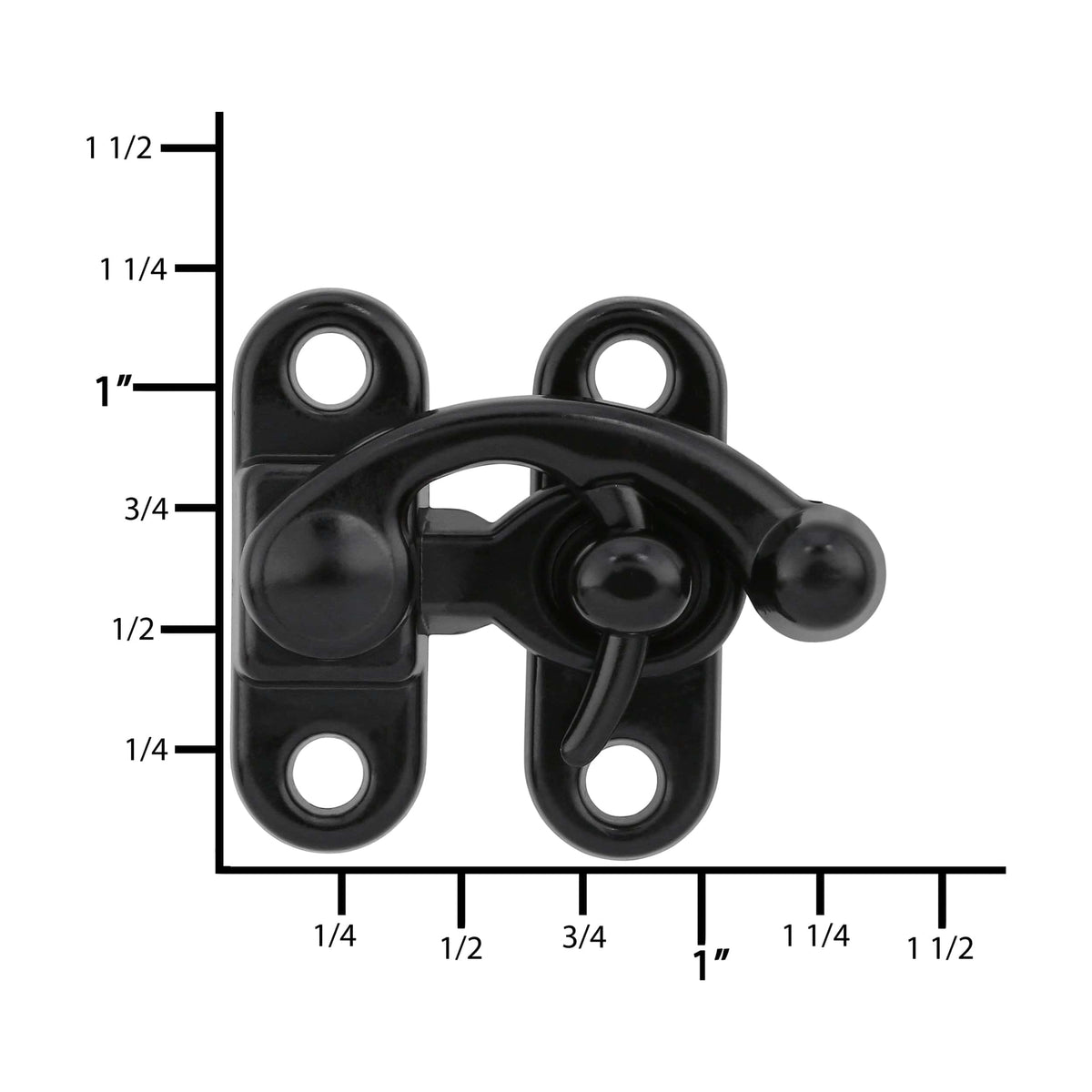 1 5/16" Swing Lock Clasp, Zinc Alloy