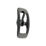 1" Black, 1.3"x1.6" Center Bar Buckle, Solid Brass