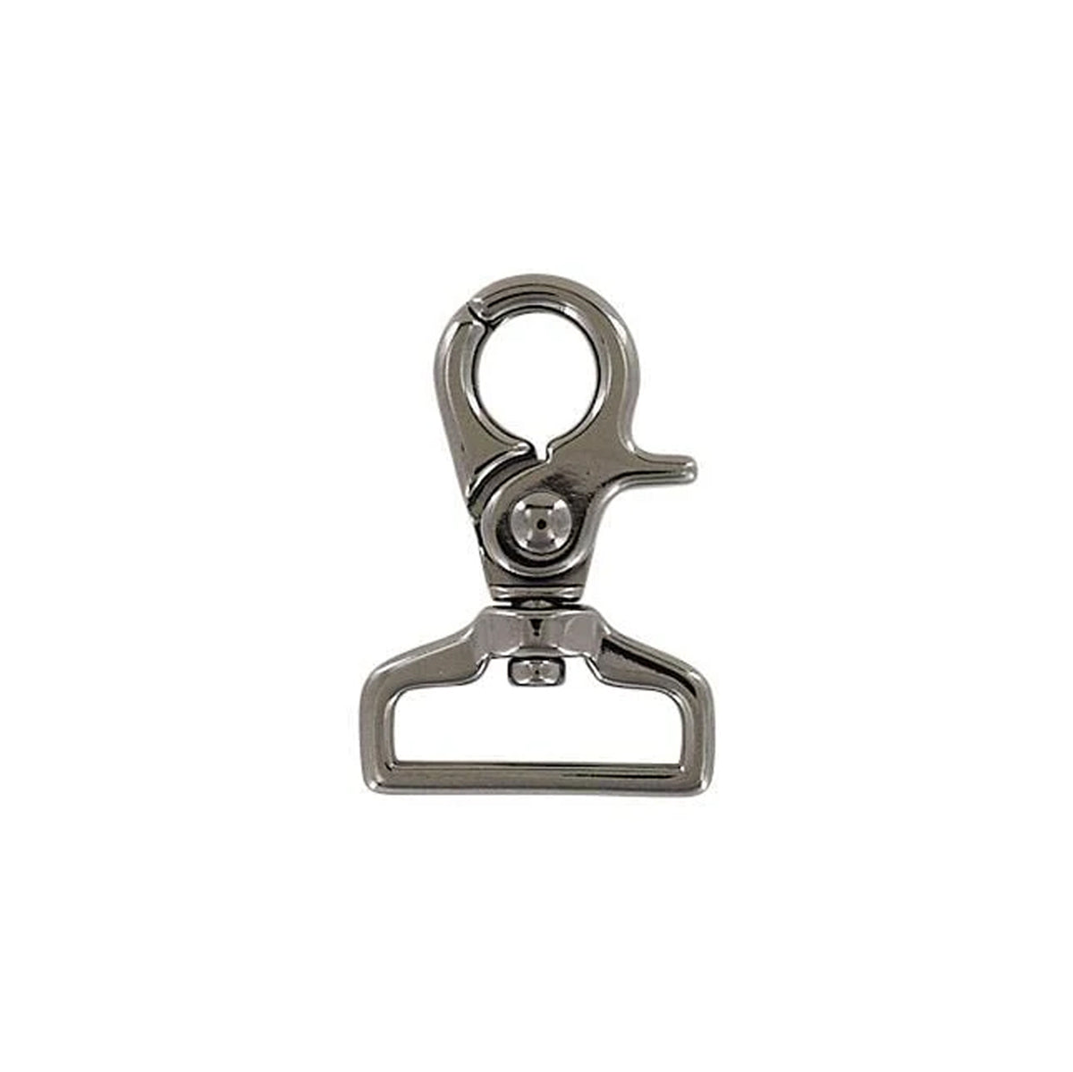 1" Shiny Gunmetal, Trigger Swivel Snap Hook, Zinc Alloy-PK4
