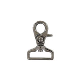 1" Shiny Gunmetal, Trigger Swivel Snap Hook, Zinc Alloy-PK4