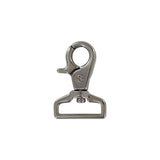 1" Shiny Gunmetal, Trigger Swivel Snap Hook, Zinc Alloy-PK4