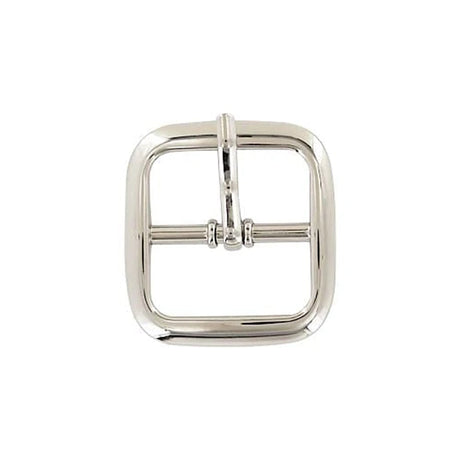 1" Nickel, Center Bar Buckle, Steel