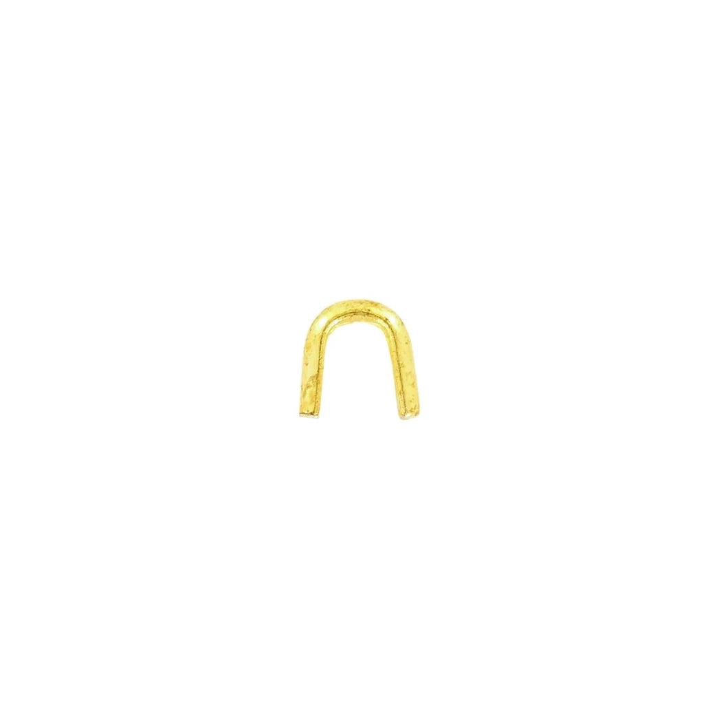 #10 Brass, YKK Top Stop, Zinc Alloy-PK10