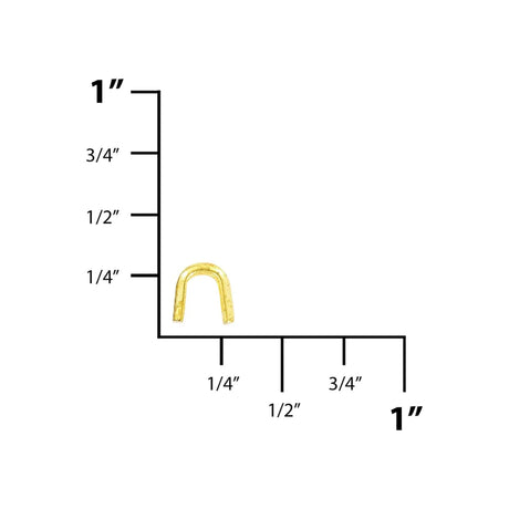 #10 Brass, YKK Top Stop, Zinc Alloy-PK10