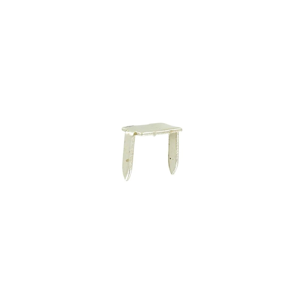 #10 Nickel, 2-Prong Bottom Stop, Zinc Alloy-PK10