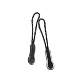 2 3/8" Black, Zipper Pull Replacement, Plastic