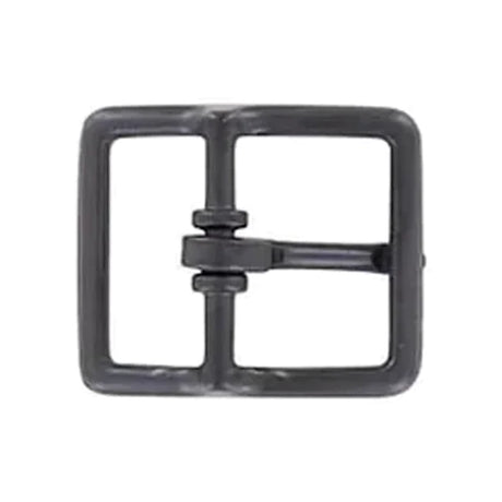 3/4" Black, Center Bar Buckle, Zinc Alloy