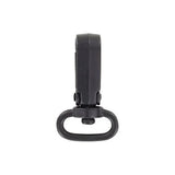 3/4" Matte Black, Lever Swivel Snap Hook, Plastic, 4-Pack