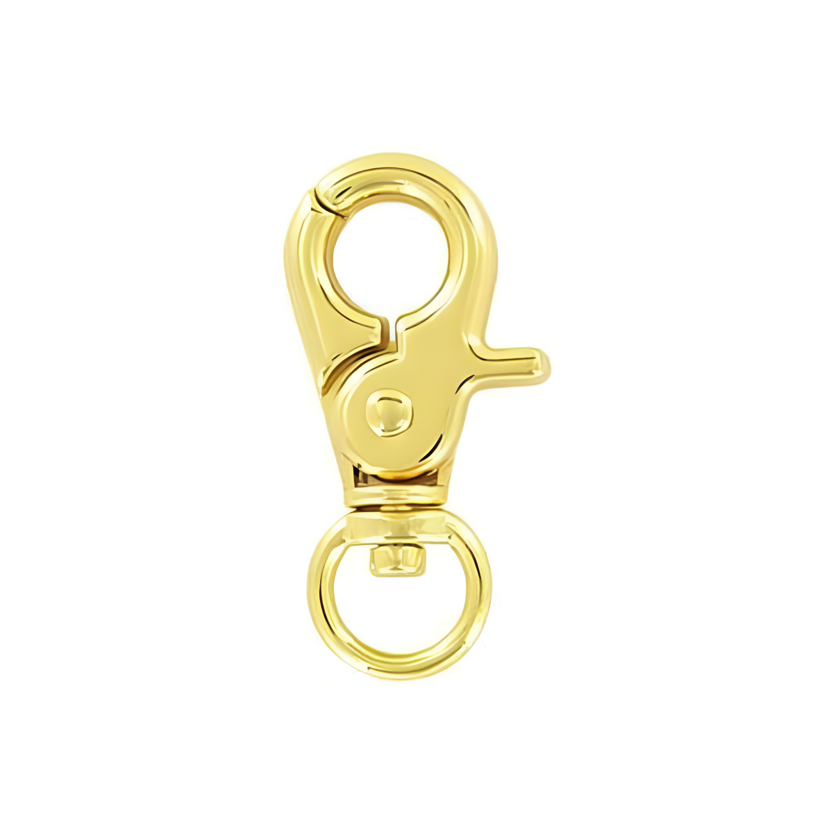 3/8" Shiny Gold, Trigger Swivel Snap Hook, Zinc Alloy