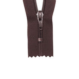 #5 Coil, Brown, 12" YKK Closed End Boot Zipper, Nylon