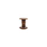 7mm Antique Brass, Double Cap Jiffy Rivets, Solid Brass-100ct
