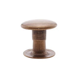 7mm Antique Brass, Single Cap Jiffy Rivet, Solid Brass- 100ct