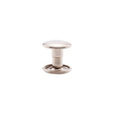 7mm Nickel, Double Cap Jiffy Rivet, Solid Brass- 100ct