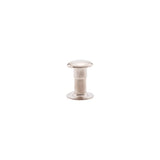 7mm Nickel, Single Cap Jiffy Rivets, Solid Brass-100ct
