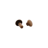 9mm Antique Brass, Double Cap Jiffy Rivets, Solid Brass-100ct