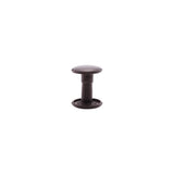 9mm Black, Double Cap Jiffy Rivet, Solid Brass-100ct