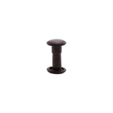 9mm Black, Double Cap Jiffy Rivets, Solid Brass-100ct