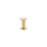 9mm Brass, Single Cap Jiffy Rivet, Solid Brass-100ct