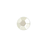 15mm Nickel, Hexigon Stud With Screw, Zinc Alloy -PK5