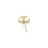 5/8" Shiny Nickel, Dome Handbag Feet, Zinc Alloy