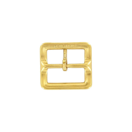 1 1/2" Brass, Sam Browne Center Bar Buckle, Solid Brass
