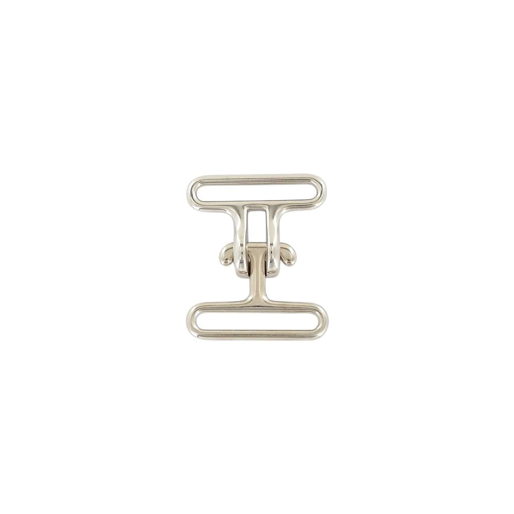 1 1/2" Shiny Nickel, Cinch Buckle, Zinc Alloy