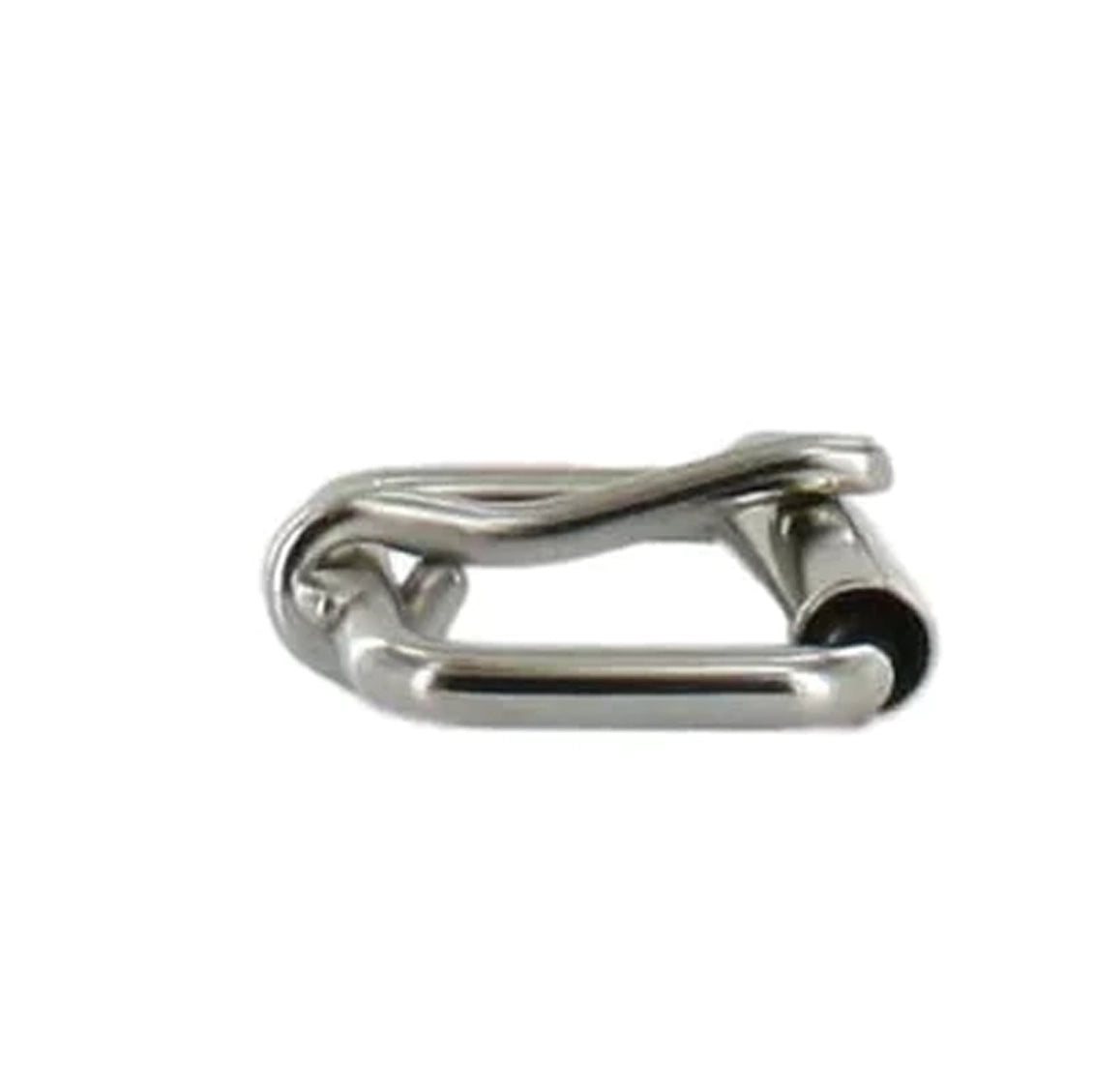 1 1/2" Nickel, Heel Bar Roller Buckle, Steel