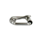 1 1/2" Nickel, Heel Bar Roller Buckle, Steel