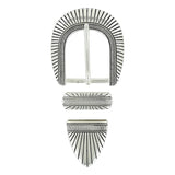 1 1/2" Nickel, Sedona Buckle Set, Zinc Alloy