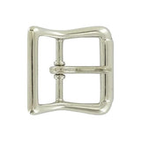 1 1/4" Nickel, Imitation Roller Center Bar Buckle, Zinc Alloy
