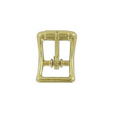 1/2" Brass, Imitation Roller Center Bar Buckle, Zinc Alloy