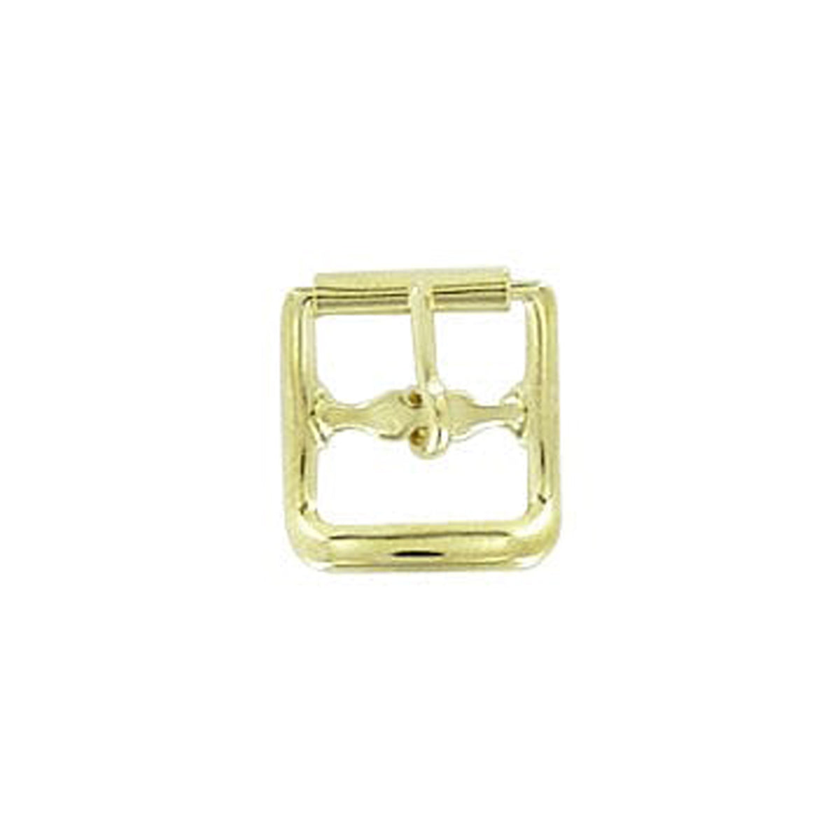 1/2" Brass, Sandal Buckle Roller Buckle, Steel