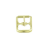 1/2" Brass, Sandal Buckle Roller Buckle, Steel
