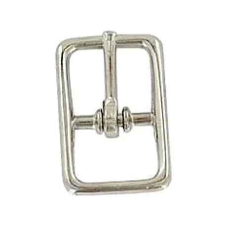 1/2" Nickel, 19x31mm Center Bar Buckle, Zinc Alloy