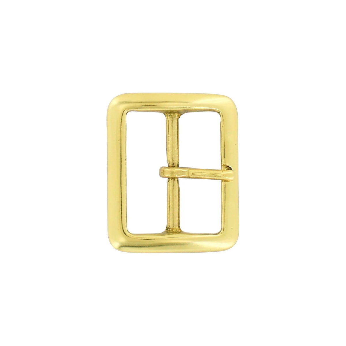 1 3/4" Brass, Sam Browne Center Bar Buckle, Solid Brass